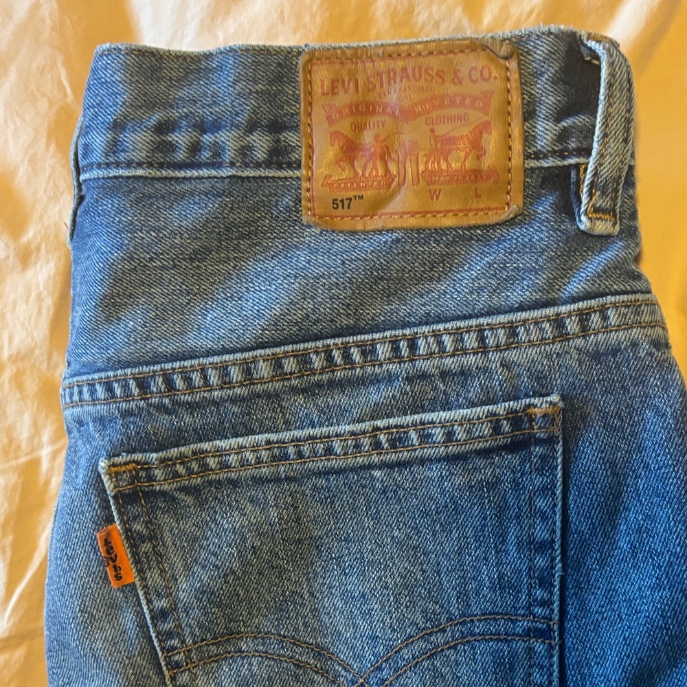 Levi’s Vintage 517 Orange Tag Patchwork Jeans - image 4